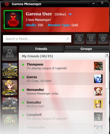 Garena GG-Client (GGC) RU 2011 бесплатная Гарена клиент
